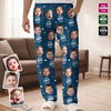 Personalised Photo Pajama Pants - Gifts For Mom, Grandma, Dad, Grandpa - Family Love Never Sleeps