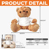 Personalised Teddy Bear Plush with Photo – Meaningful Memorial or Graduation Gift – A Gentle Hug From Heaven