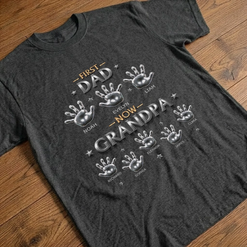 Personalised Unisex T-shirt, Hoodie – Father's Day Gifts For Grandpa – Blessed To Call You Papa
