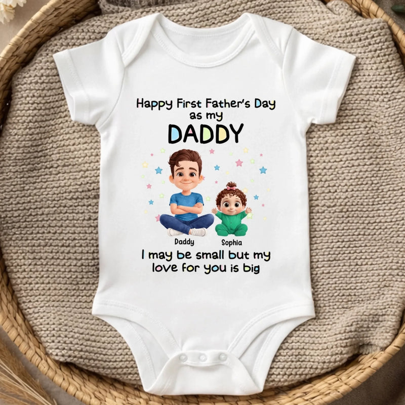 Personalised Baby Onesie – Father's Day Gift For New Dad – New Chapter Starts Here