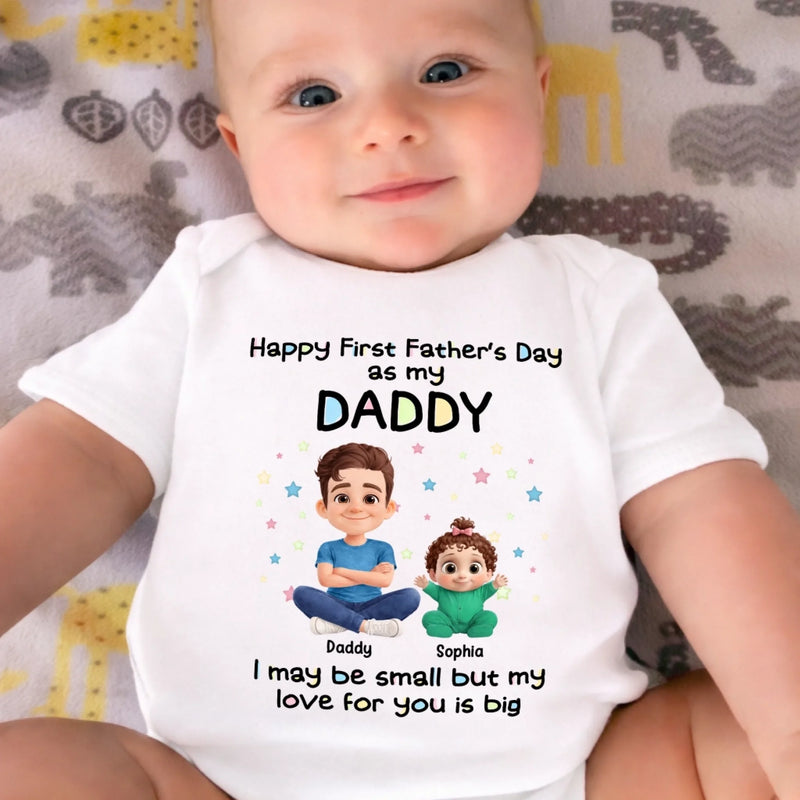 Personalised Baby Onesie – Father's Day Gift For New Dad – New Chapter Starts Here