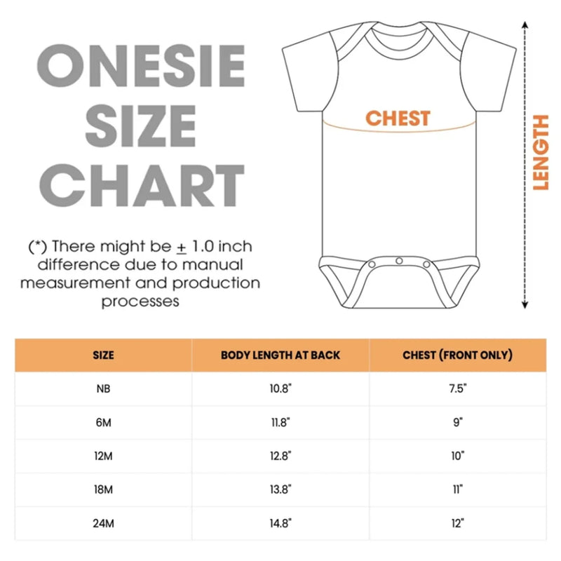 Personalised Baby Onesie – Father's Day Gift For New Dad – New Chapter Starts Here