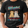 Personalised Unisex T-shirt, Hoodie – Father's Day Gifts For Dad – Best Cat Dad, I Meow You!