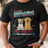 Personalised Unisex T-shirt, Hoodie – Father's Day Gifts For Dad – Best Cat Dad, I Woof You!