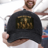 Personalised Vintage Washed Denim Cap - Father's Day Gift For Dad, Grandpa - Proud To Be Your Kid