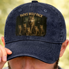 Personalised Vintage Washed Denim Cap - Father's Day Gift For Dad, Grandpa - Proud To Be Your Kid