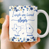 Personalised Mug -  Best Friend Birthday Gifts For Women, Besties, Sisters, BFF - Friendship With No Borders