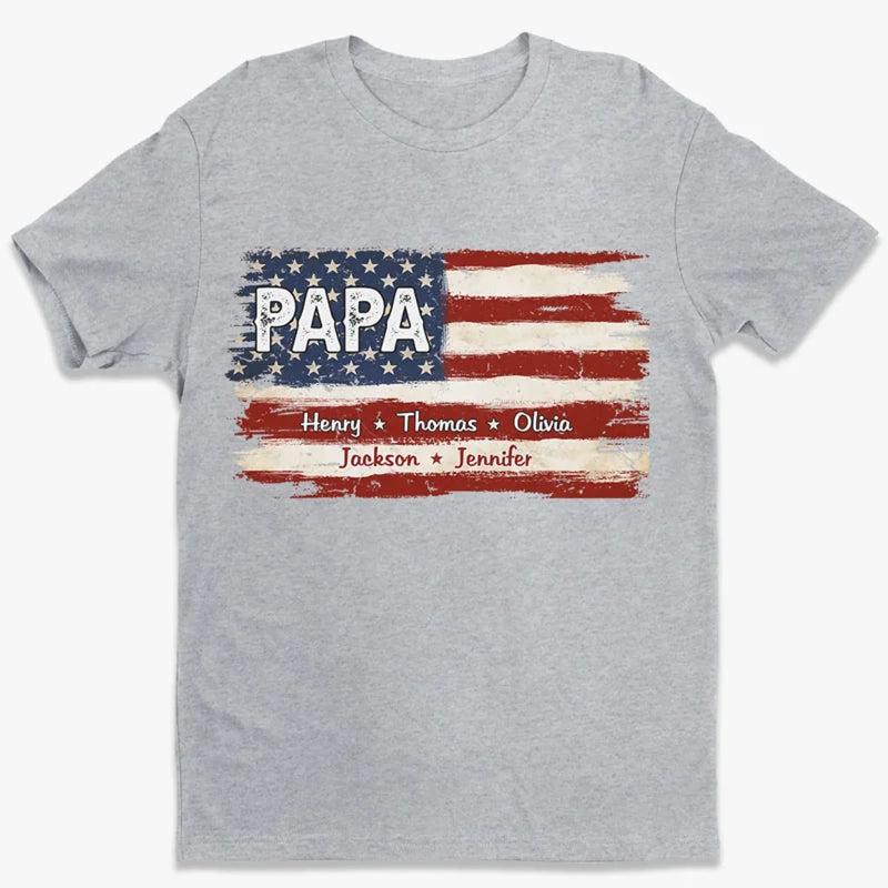 Personalised Unisex T-Shirt, Hoodie – Gifts For Dad – Born To Be American