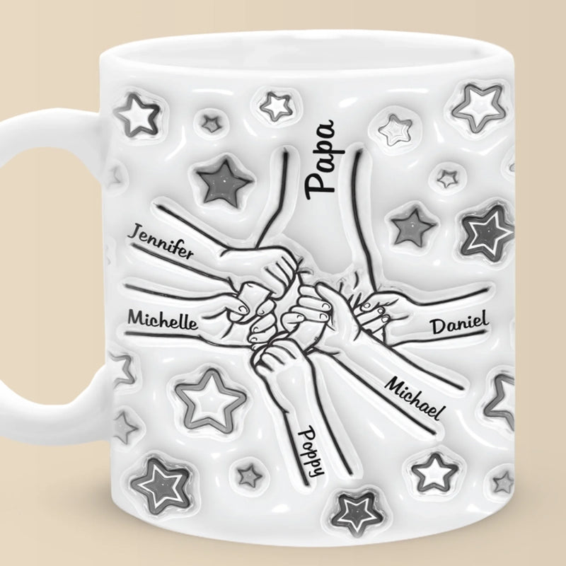 Personalised 3D Inflated Effect Printed Mug - Father's Day Gifts For Dad - Gotta Love Dads