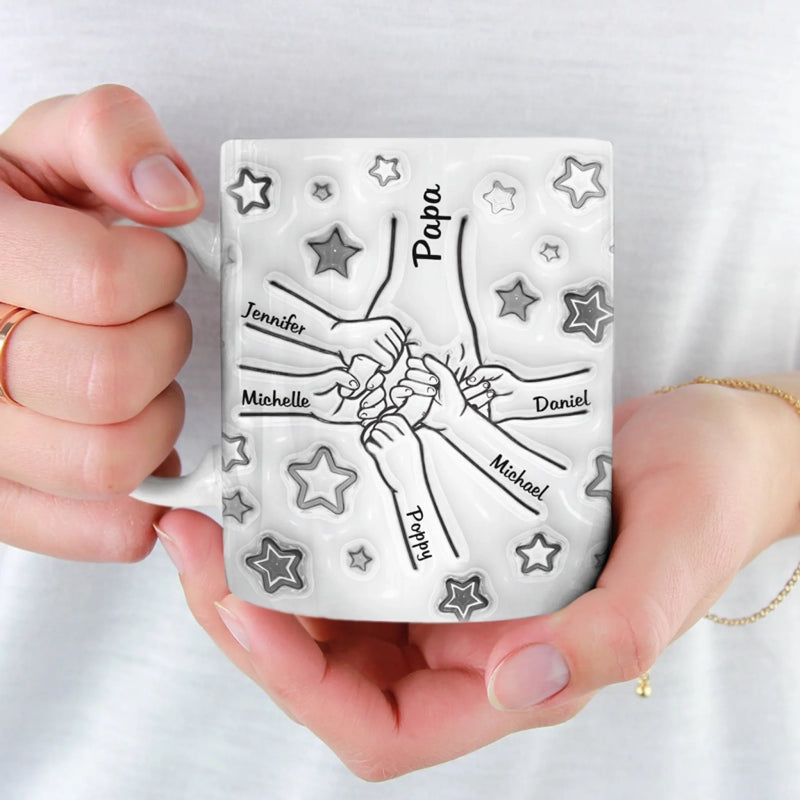 Personalised 3D Inflated Effect Printed Mug - Father's Day Gifts For Dad - Gotta Love Dads