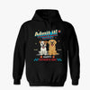 Personalised Unisex T-shirt, Premium T-shirt, Hoodie - Father's Day Gifts For Dog Lovers, Dog Dad - Happy Chaos, Happy Dad
