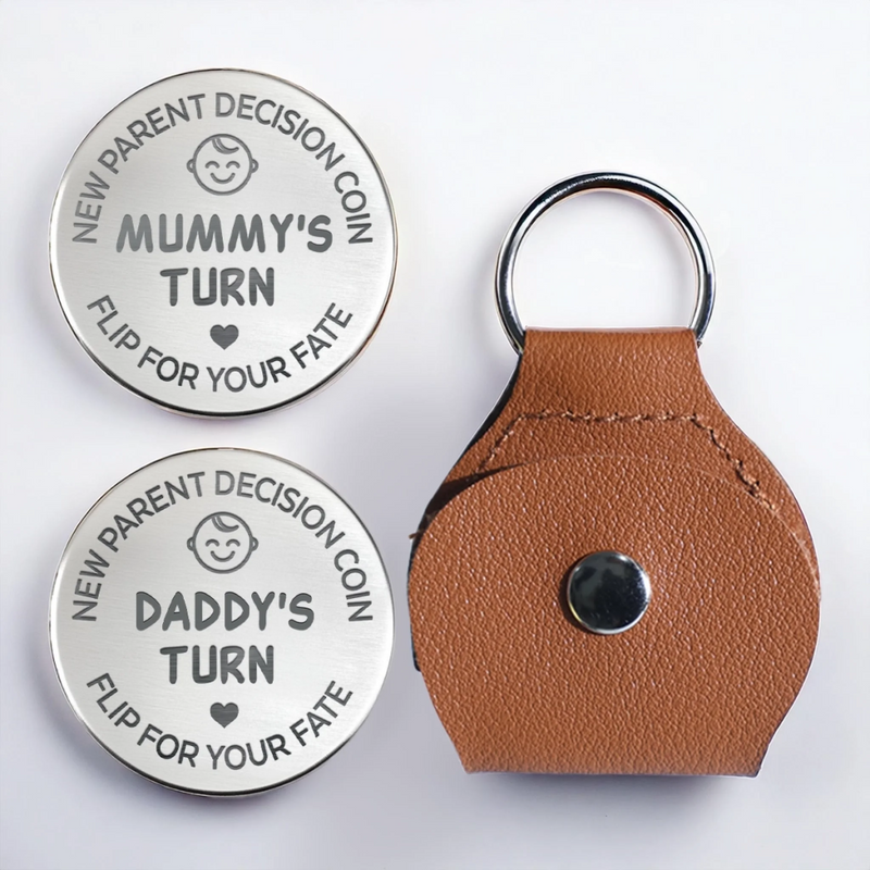 Personalised Pocket Hug Token - Gifts For Dad, Mum - Rock, Paper, Baby