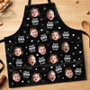 Personalised Photo Apron With Pocket - Father's Day Birthday Gifts For Dad, Grandpa - Loved By Many Hearts