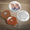 Personalised Photo Pocket Hug Token - Gifts For Dad, Grandpa - You Were Chosen As Dad