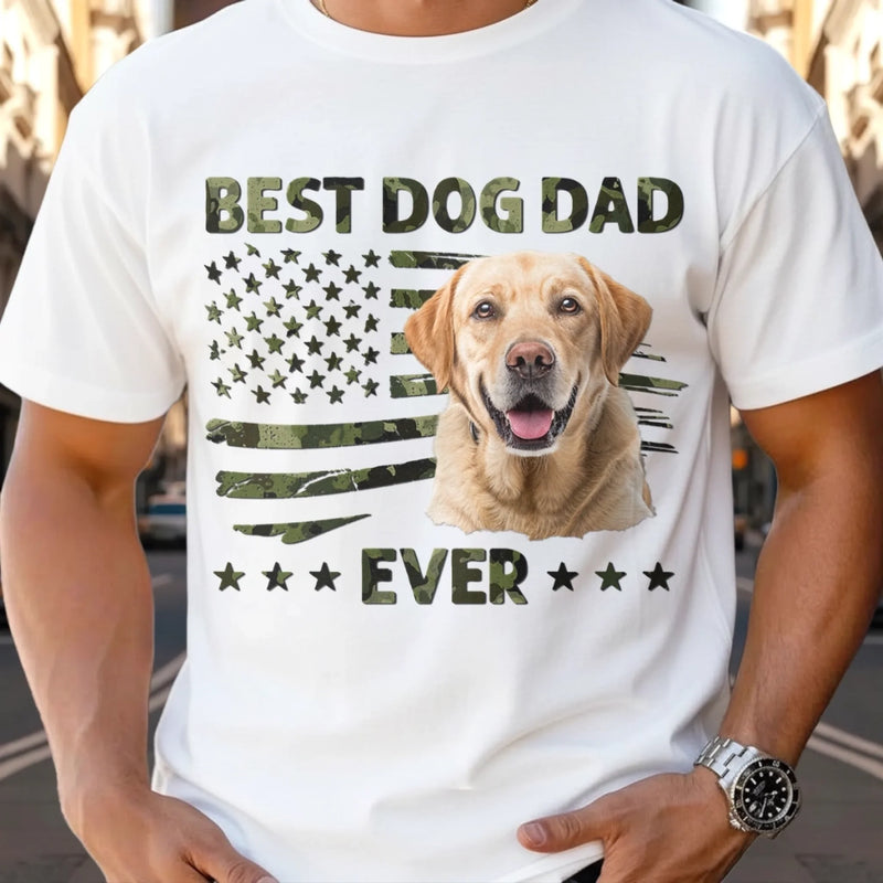 Personalised Unisex T-shirt, Premium T-shirt, Hoodie - Birthday Gifts For Dad, Grandpa, Dog Cat Lovers, Dog Dad - Proud Dog Dad Always