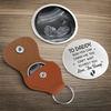 Personalised Photo Pocket Hug Token - Baby Shower, Gender Reveal Gifts For New Dads, Husband, Son - Counting Down To You