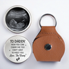 Personalised Photo Pocket Hug Token - Baby Shower, Gender Reveal Gifts For New Dads, Husband, Son - Counting Down To You