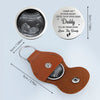Personalised Photo Pocket Hug Token - Baby Shower, Gender Reveal Gifts For New Dads, Husband, Son - Dreaming Of Meeting You