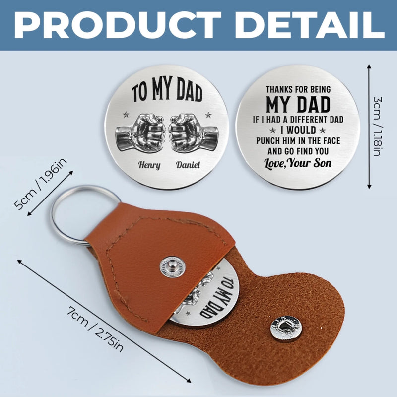 Personalised Pocket Hug Token - Gifts For Dad - Always My Hero