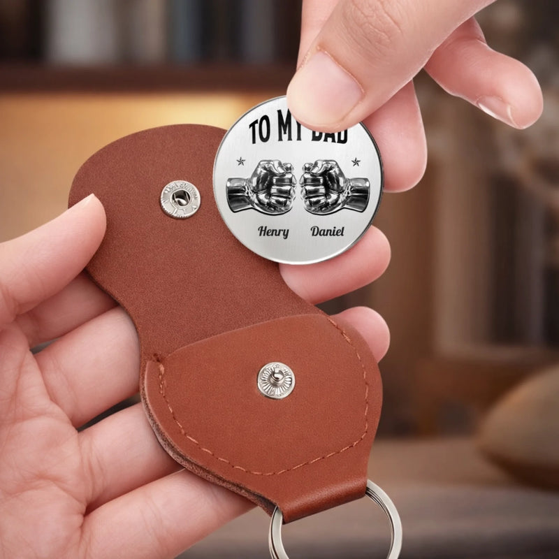 Personalised Pocket Hug Token - Gifts For Dad - Always My Hero