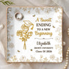 Personalised Full-Print Jewelry Dish - Meaningful Graduation Gifts - Blooming Into Her Next Era