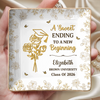 Personalised Full-Print Jewelry Dish - Meaningful Graduation Gifts - Blooming Into Her Next Era