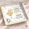Personalised Full-Print Jewelry Dish - Meaningful Graduation Gifts - Blooming Into Her Next Era