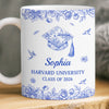 Personalised Mug - Meaningful Graduation Gifts For - Coffee, Flowers And Big Dreams