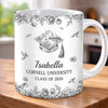 Personalised Mug - Meaningful Graduation Gifts For - Coffee, Flowers And Big Dreams