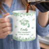 Personalised Mug - Meaningful Graduation Gifts For - Coffee, Flowers And Big Dreams
