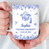 Personalised Mug - Meaningful Graduation Gifts For - Coffee, Flowers And Big Dreams