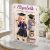 Personalised Action Figure Acrylic Plaque - Meaningful Graduation Gifts - She Believed, She Achieved
