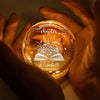 Personalised Crystal Globe Lamp - Retirement Gifts  - Let The Golden Days Begin