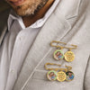 Personalised Lapel Pin With Photo Charms - Meaningful Graduation Gifts - Holding This Moment Together