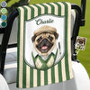 Personalised Photo Golf Towel - Father's Day Birthday Golf Gifts For Dog Lovers, Dog Dad And Mum - Golf Mode Always On