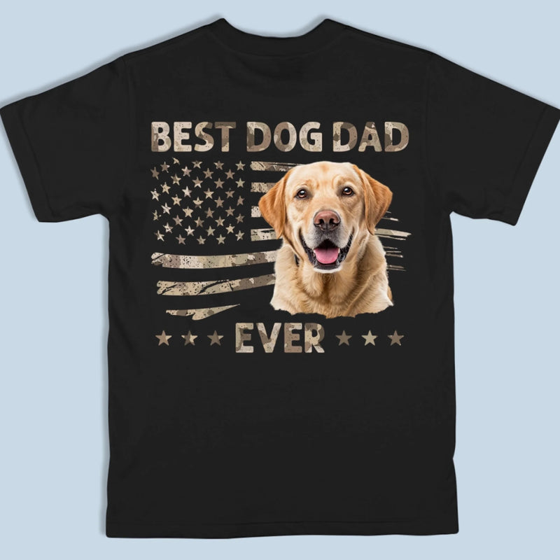Personalised Photo Unisex T-shirt, Hoodie – Gifts For Dog Dad, Cat Dad – American And Proud