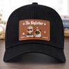 Personalised Leather Patch Hat - Father's Day Birthday Gifts For Dog Lovers, Dog Dad And Mum - Dog Dad Mode On