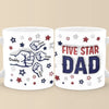 Personalised 3D Inflated Effect Printed Mug - Gifts For Dad, Grandpa - Cheers For Being My Dad