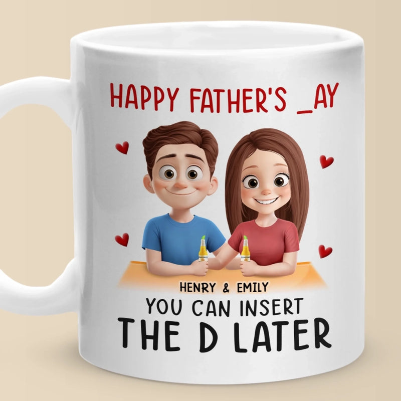 Personalised Mug - Father's Day, Gift For Husband From Wife - You Can Be A Dad Later