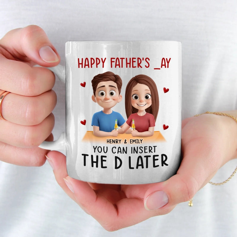 Personalised Mug - Father's Day, Gift For Husband From Wife - You Can Be A Dad Later