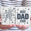 Personalised 3D Inflated Effect Printed Mug - Gifts For Dad, Grandpa - Forever The Best Dad