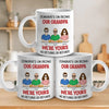Personalised Mug - Gift For Dad, Grandpa - Lucky You, We’re Your Kids