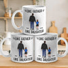 Personalised Mug - Gift For Dad - Family and Love Belong Together