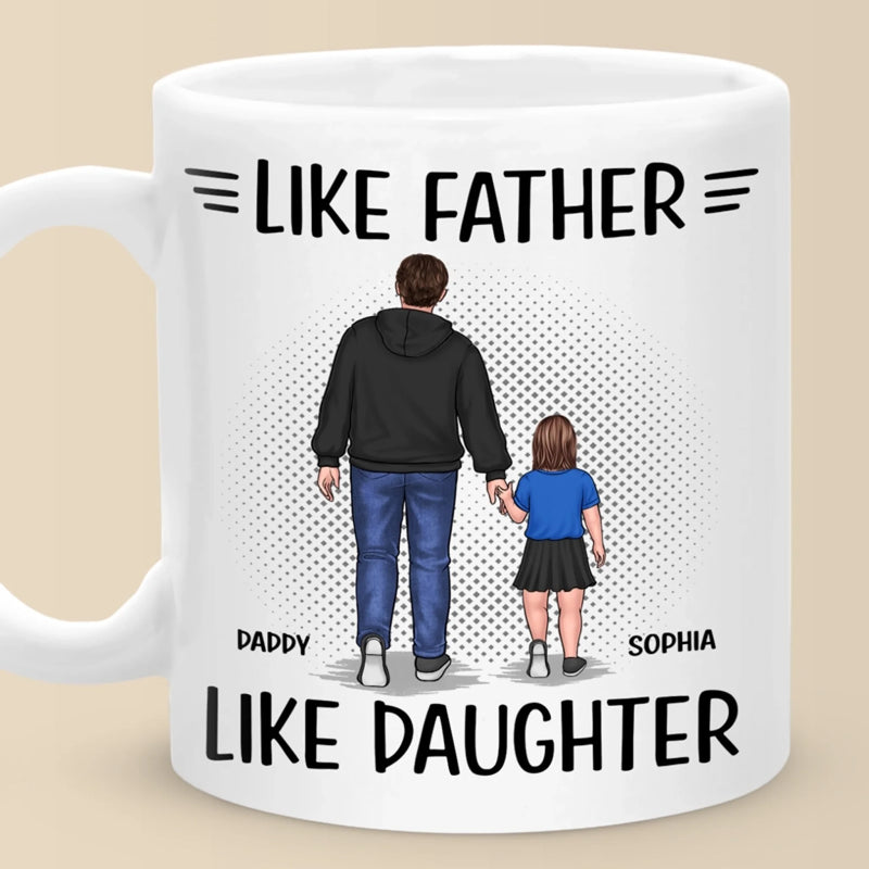 Personalised Mug - Gift For Dad - Family and Love Belong Together
