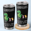 Personalised Tumbler - Gifts For Dad, Grandpa - Just A More Awesome Grandpa