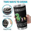 Personalised Tumbler - Gifts For Dad, Grandpa - Just A More Awesome Grandpa