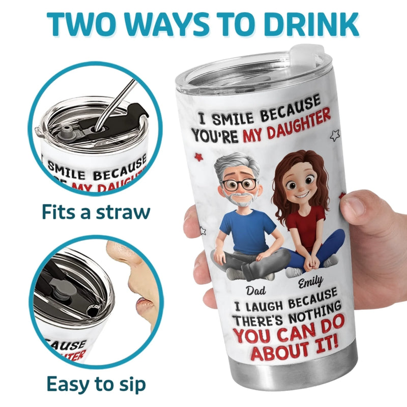 Personalised Tumbler - Gifts For Dad, Mum, Daughter - Cozy Days, Loved Always