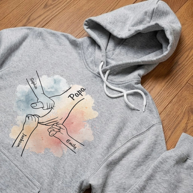 Personalised Unisex T-shirt, Premium T-shirt, Hoodie - Father's Day Birthday Gifts For Dad, Grandpa - You Are My Forever Hero Dad
