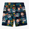 Personalised Photo Men Beach Shorts - Summer Vacation And Travel Gifts For Dad, Grandpa - Best Daddy Ever