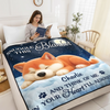 Personalised Quilt Blanket - Pet Memorial Sympathy Gifts- Your Love Still Waits At Home